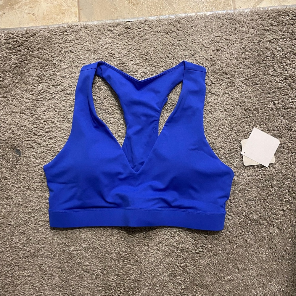 Royal blue fabletics sports bra size L